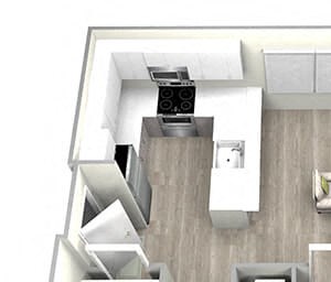 1 Bed 1 Bath TruaM Floor Plan 1 Bed 1 Bath TruaM Floor Plan at 735 Truman, Massachusetts, 02136